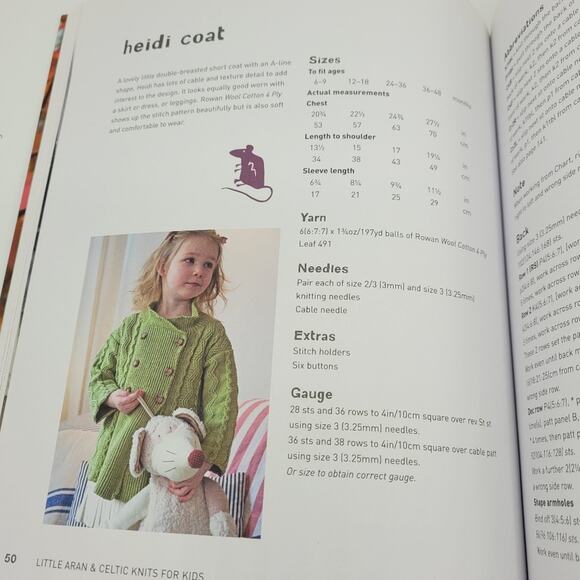 Little Aran & Celtic Knits for Kids Softcover Book - Picture 12 of 16